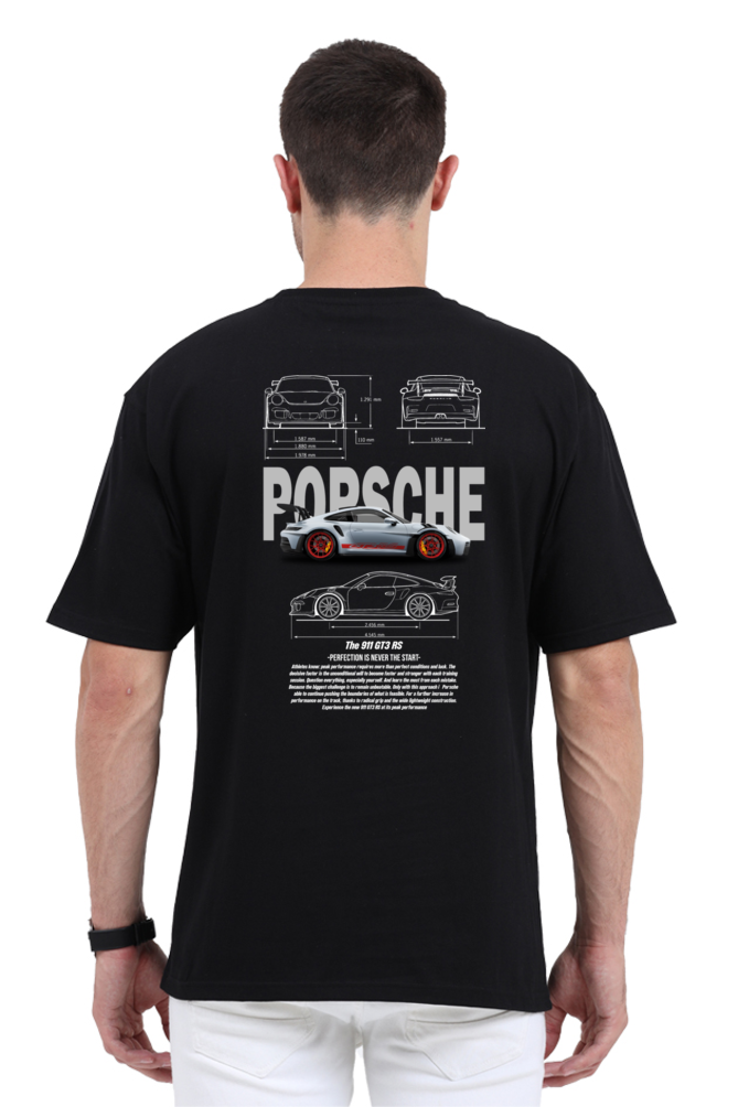 Porsche 911 GT3 RS T-Shirt | Track-Ready Supercar Streetwear | Black